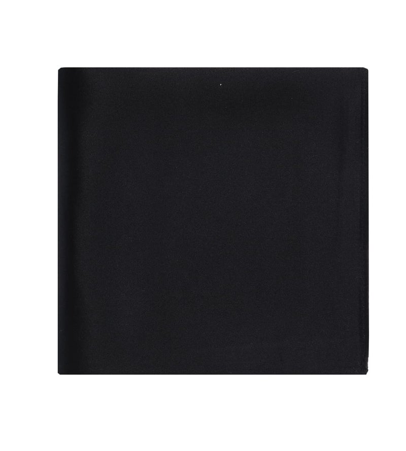 CoCoUSM Mens 100% Pure Silk Pocket Square Solid Color Handkerchiefs Size 30cm - Image 1